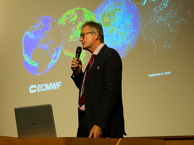 Roberto Buizza at ECMWF's Annual Seminar 2016