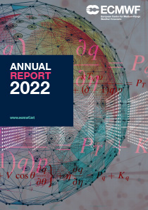 ECMWF Annual Report 2022 cover thumbnail