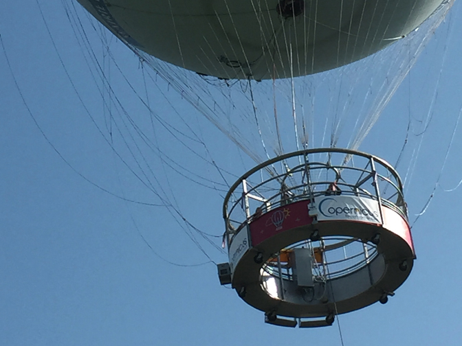 Copernicus balloon over Paris