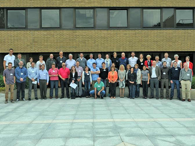 Group photo of participants at 10th Eumetcal workshop, 2015