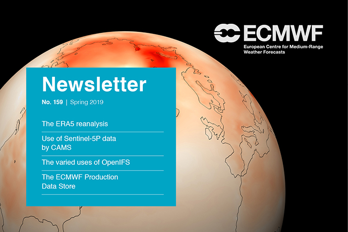 ECMWF Newsletter 159 cover