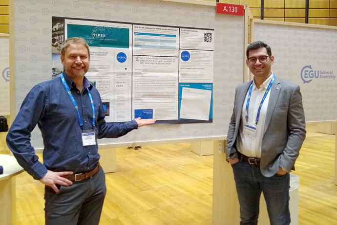Fredrik Wetterhall at the EGU General Assembly 2019