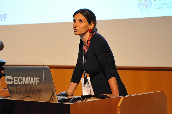 Irina Sandu at the observational campaigns workshop June 2019