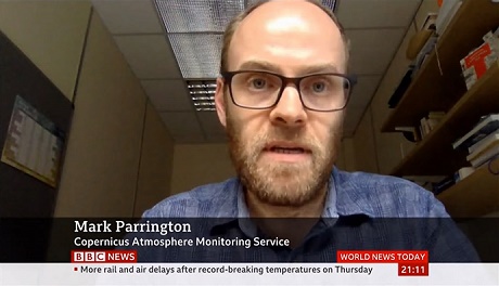Mark Parrington on BBC News July 2019