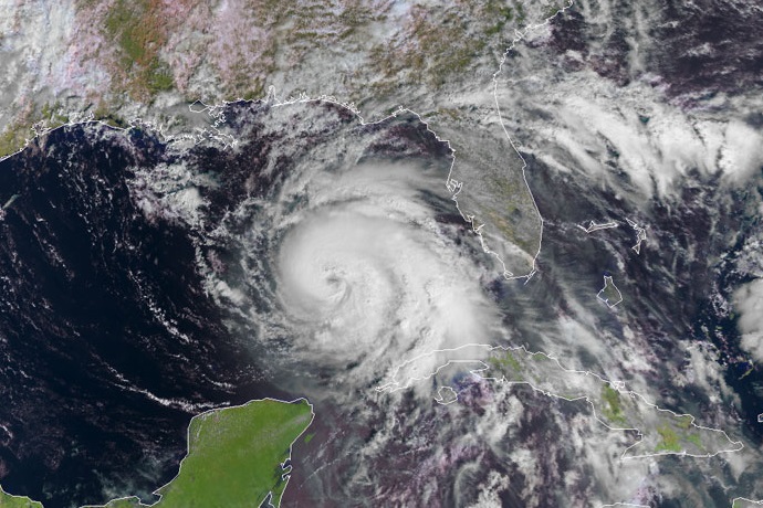Hurricane Michael on 10 October 2018