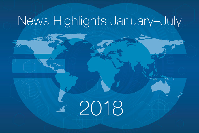 News highlights January to July 2018