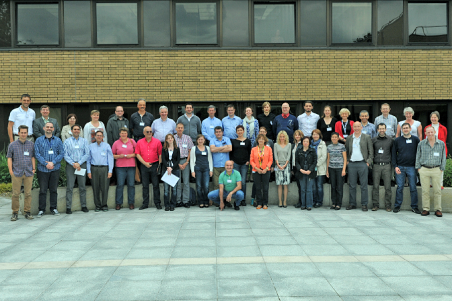 Group photo of participants at 10th Eumetcal workshop, 2015