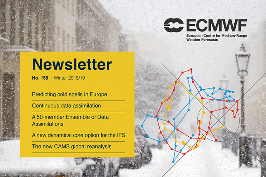 ECMWF Newsletter 158 cover